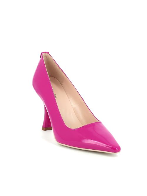 decolleté con tacco da donna in vernice fucsia NERO GIARDINI | E409371DE609